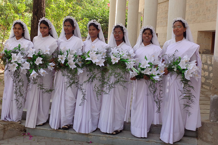 Novices on their First Profession